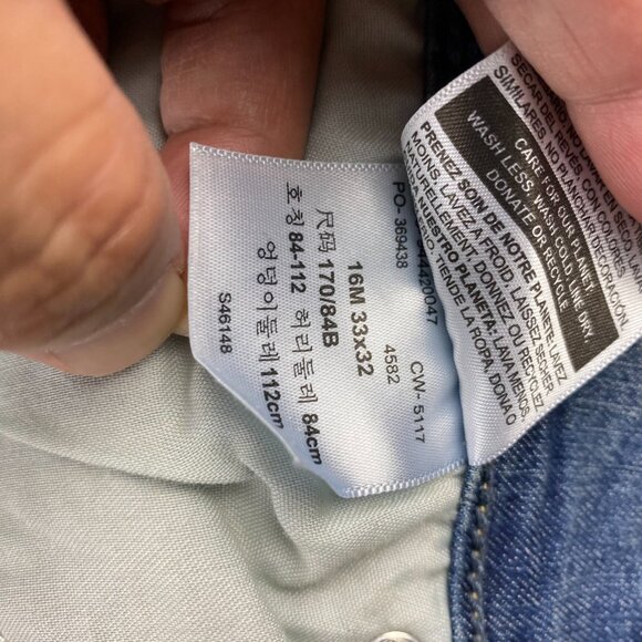 Signature by Levi's Straus Modern Straight Women's Jeans Size 16M 33X32 Denim - Picture 6 of 14